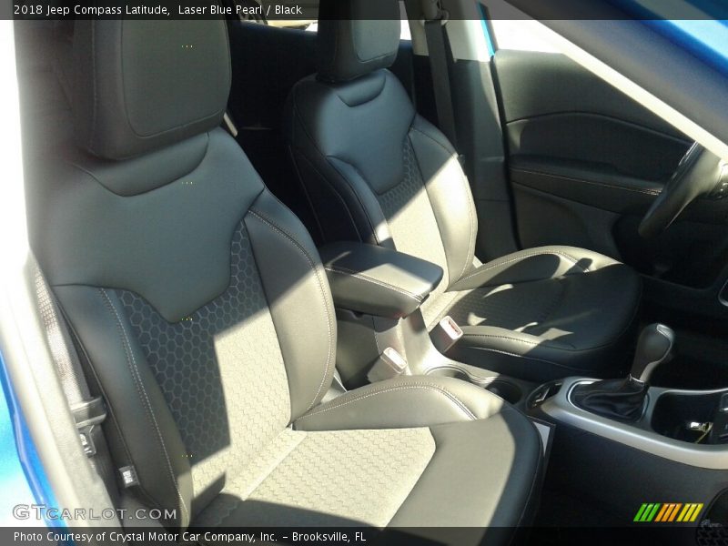 Laser Blue Pearl / Black 2018 Jeep Compass Latitude