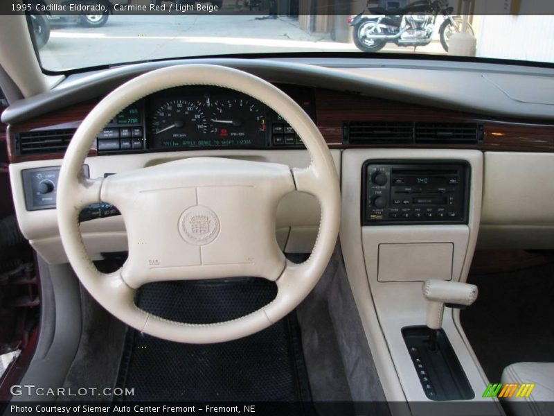 Carmine Red / Light Beige 1995 Cadillac Eldorado