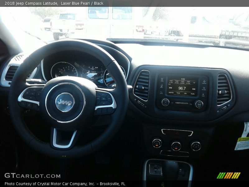 Laser Blue Pearl / Black 2018 Jeep Compass Latitude
