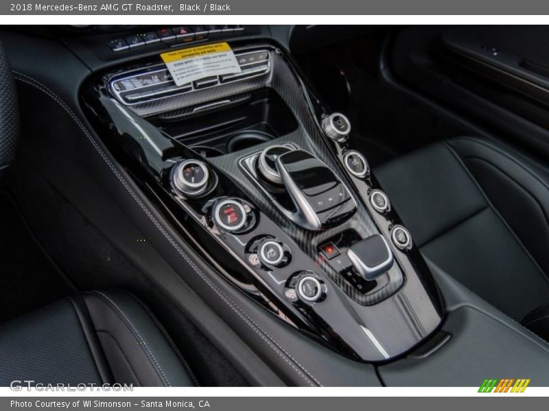 Controls of 2018 AMG GT Roadster