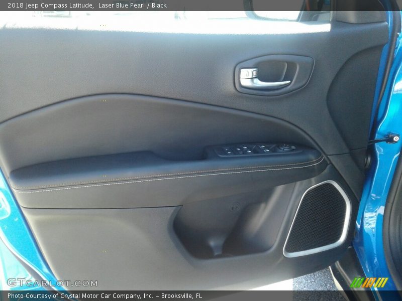 Laser Blue Pearl / Black 2018 Jeep Compass Latitude