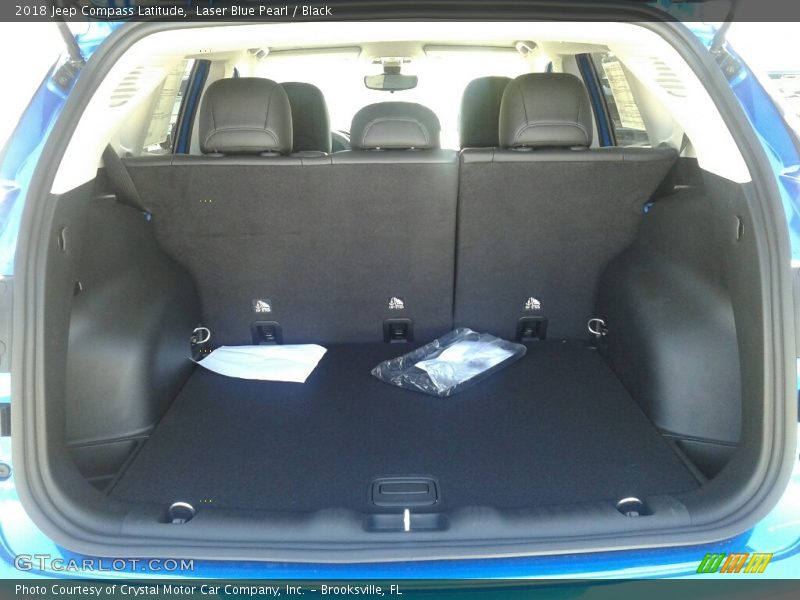 Laser Blue Pearl / Black 2018 Jeep Compass Latitude