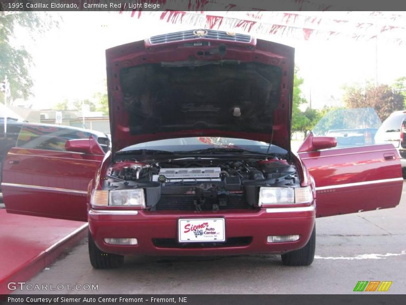 Carmine Red / Light Beige 1995 Cadillac Eldorado