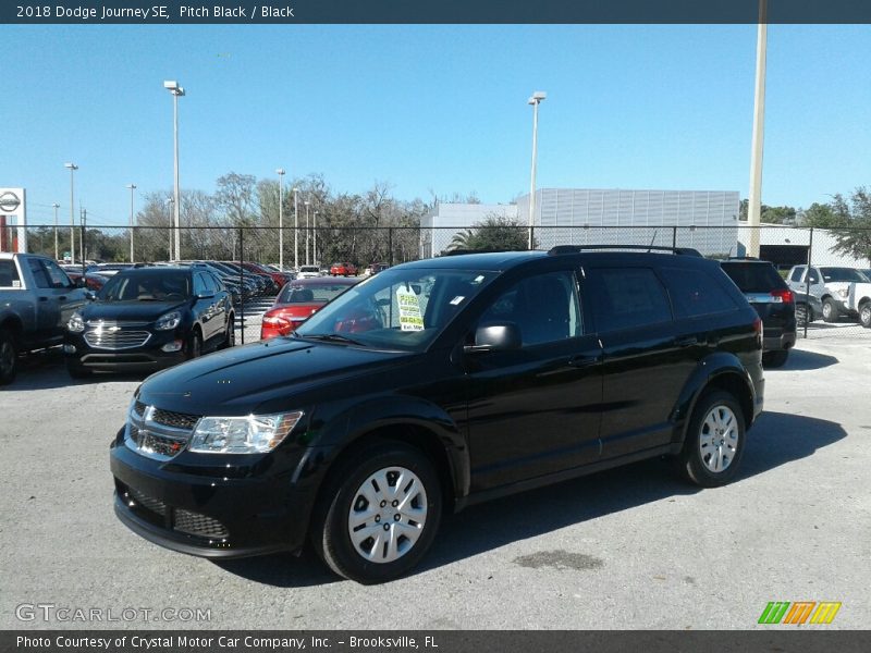 Pitch Black / Black 2018 Dodge Journey SE