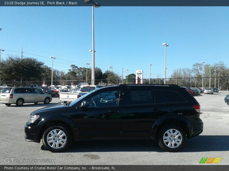 Pitch Black / Black 2018 Dodge Journey SE