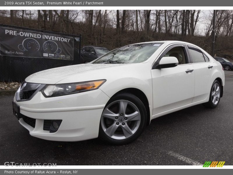 Premium White Pearl / Parchment 2009 Acura TSX Sedan