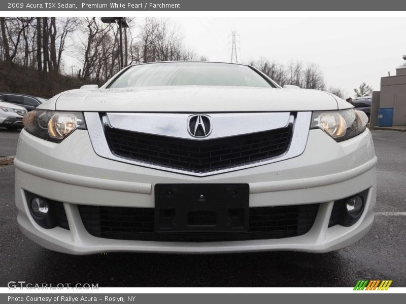 Premium White Pearl / Parchment 2009 Acura TSX Sedan