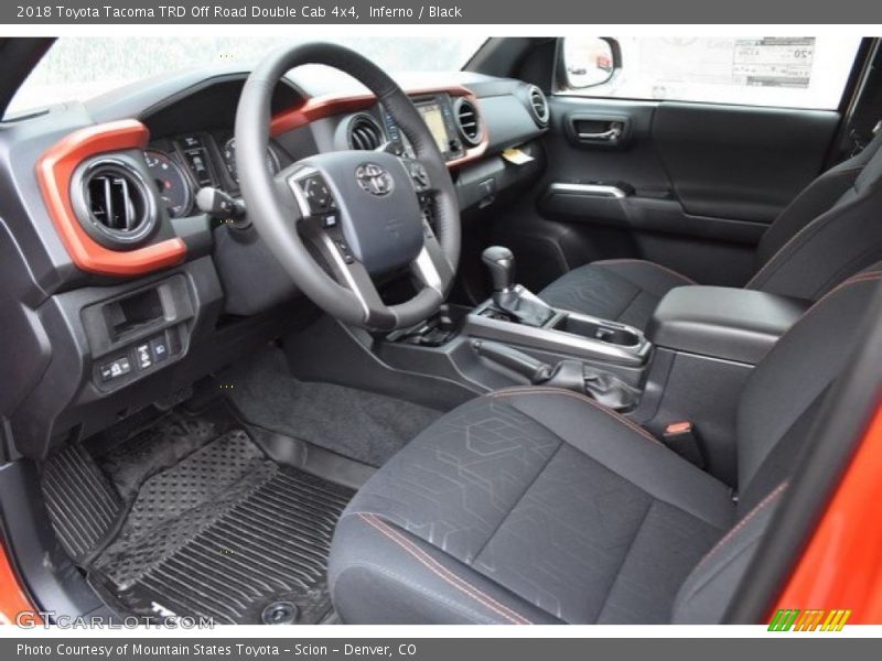 Inferno / Black 2018 Toyota Tacoma TRD Off Road Double Cab 4x4
