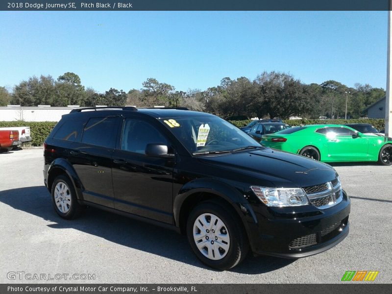 Pitch Black / Black 2018 Dodge Journey SE