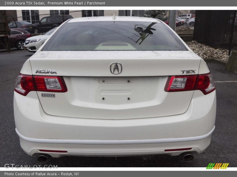 Premium White Pearl / Parchment 2009 Acura TSX Sedan