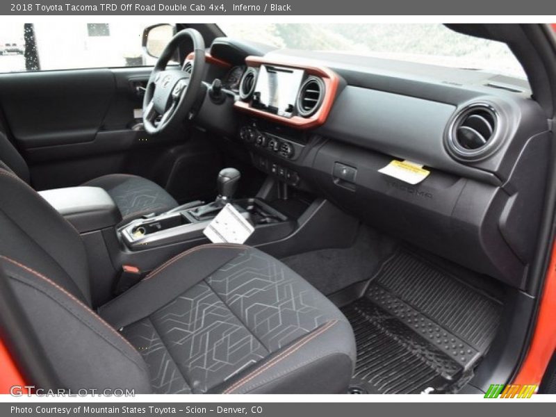 Inferno / Black 2018 Toyota Tacoma TRD Off Road Double Cab 4x4