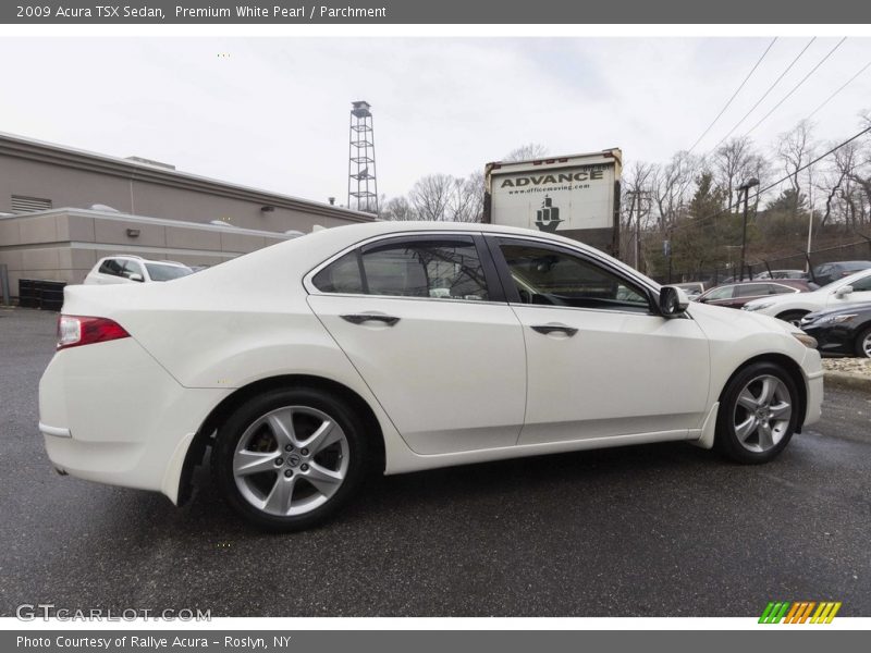 Premium White Pearl / Parchment 2009 Acura TSX Sedan