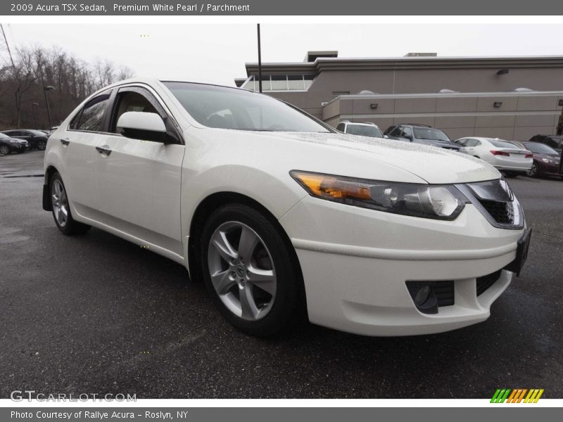Premium White Pearl / Parchment 2009 Acura TSX Sedan