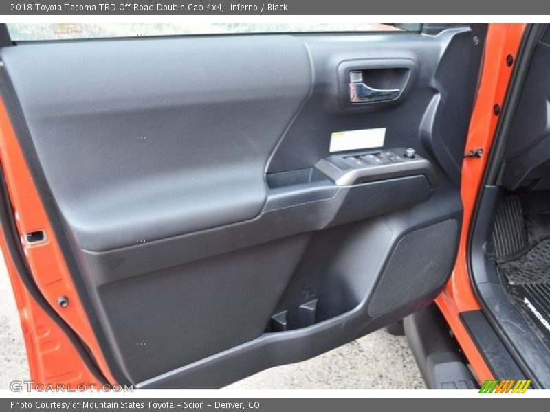Inferno / Black 2018 Toyota Tacoma TRD Off Road Double Cab 4x4
