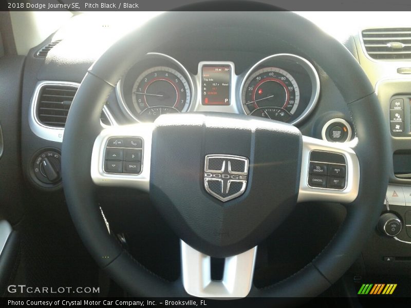 Pitch Black / Black 2018 Dodge Journey SE