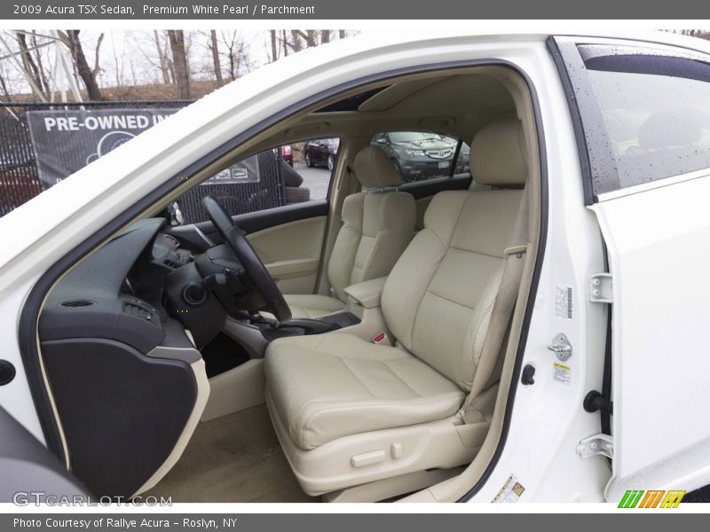 Premium White Pearl / Parchment 2009 Acura TSX Sedan