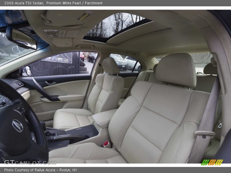 Premium White Pearl / Parchment 2009 Acura TSX Sedan