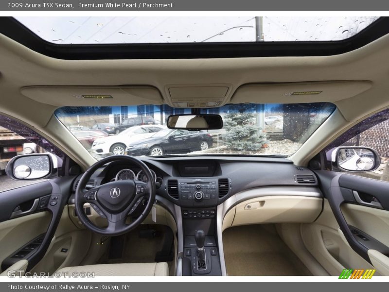 Premium White Pearl / Parchment 2009 Acura TSX Sedan