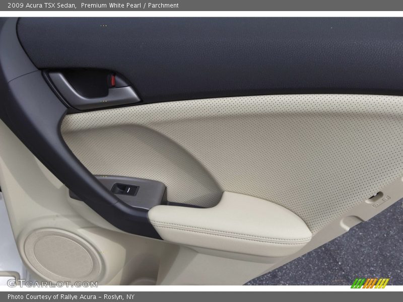 Premium White Pearl / Parchment 2009 Acura TSX Sedan