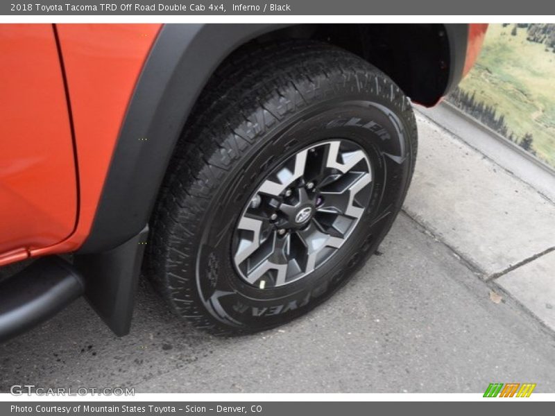 Inferno / Black 2018 Toyota Tacoma TRD Off Road Double Cab 4x4