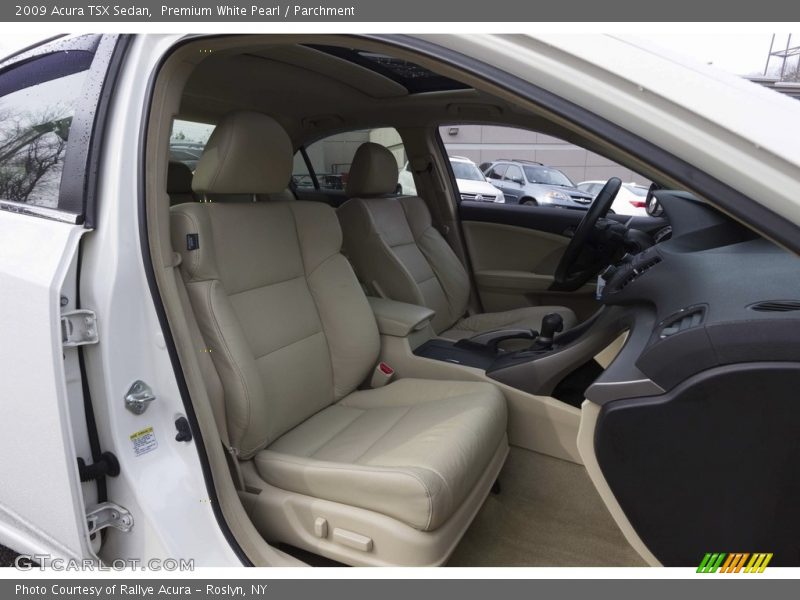 Premium White Pearl / Parchment 2009 Acura TSX Sedan