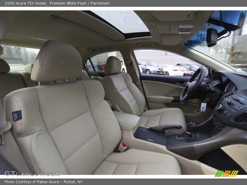 Premium White Pearl / Parchment 2009 Acura TSX Sedan