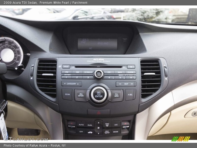 Premium White Pearl / Parchment 2009 Acura TSX Sedan