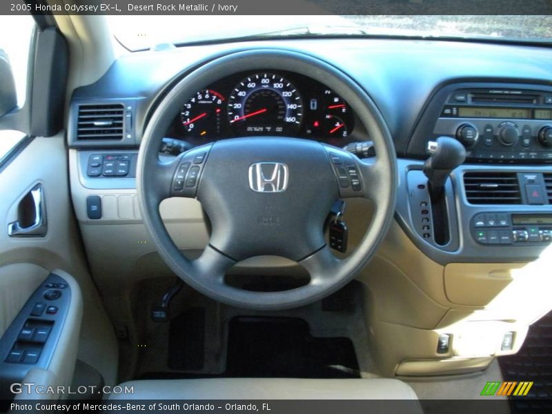 Desert Rock Metallic / Ivory 2005 Honda Odyssey EX-L