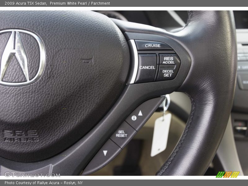 Premium White Pearl / Parchment 2009 Acura TSX Sedan
