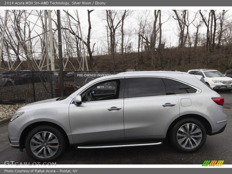Silver Moon / Ebony 2014 Acura MDX SH-AWD Technology