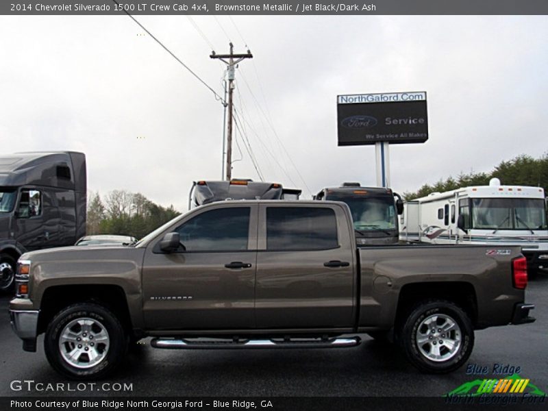 Brownstone Metallic / Jet Black/Dark Ash 2014 Chevrolet Silverado 1500 LT Crew Cab 4x4