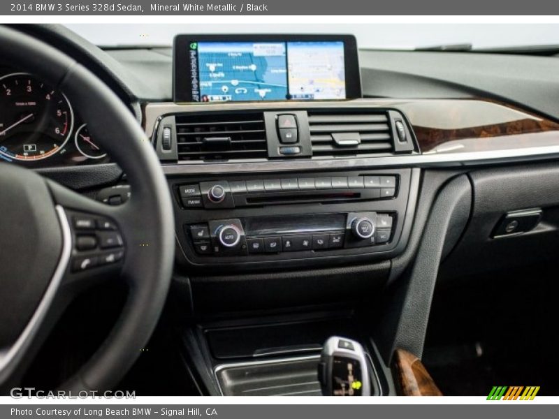 Mineral White Metallic / Black 2014 BMW 3 Series 328d Sedan