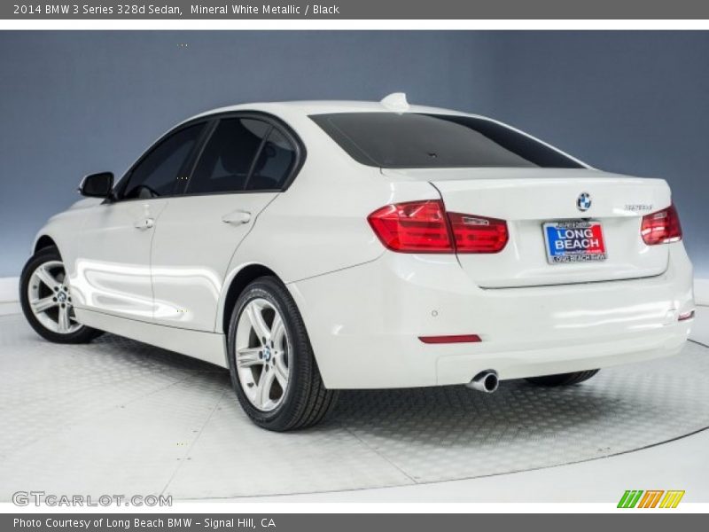 Mineral White Metallic / Black 2014 BMW 3 Series 328d Sedan