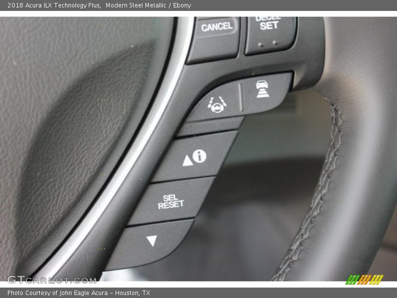 Modern Steel Metallic / Ebony 2018 Acura ILX Technology Plus
