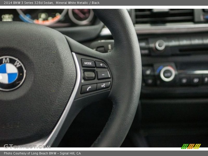 Mineral White Metallic / Black 2014 BMW 3 Series 328d Sedan