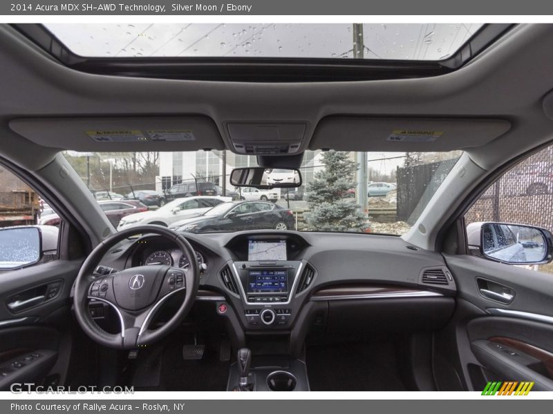 Silver Moon / Ebony 2014 Acura MDX SH-AWD Technology