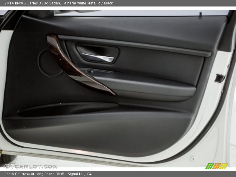 Mineral White Metallic / Black 2014 BMW 3 Series 328d Sedan