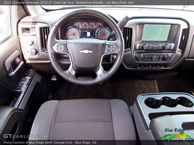 Brownstone Metallic / Jet Black/Dark Ash 2014 Chevrolet Silverado 1500 LT Crew Cab 4x4