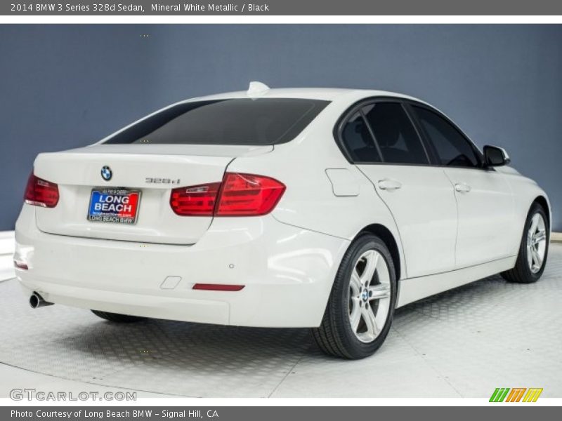 Mineral White Metallic / Black 2014 BMW 3 Series 328d Sedan