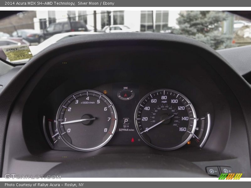 Silver Moon / Ebony 2014 Acura MDX SH-AWD Technology