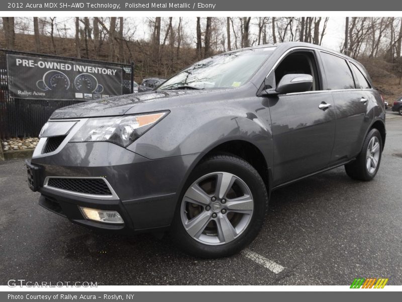 Polished Metal Metallic / Ebony 2012 Acura MDX SH-AWD Technology