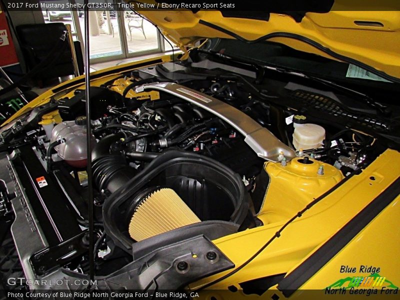 Triple Yellow / Ebony Recaro Sport Seats 2017 Ford Mustang Shelby GT350R
