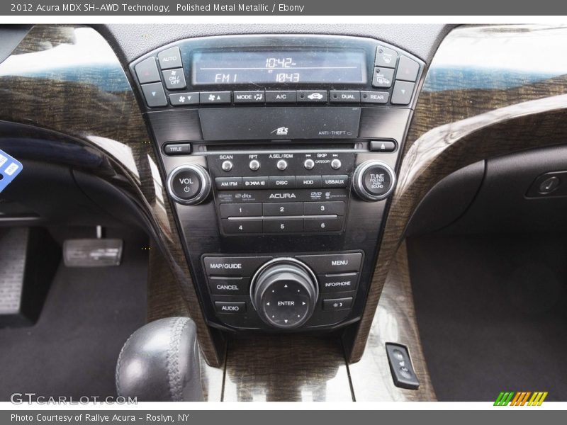 Polished Metal Metallic / Ebony 2012 Acura MDX SH-AWD Technology