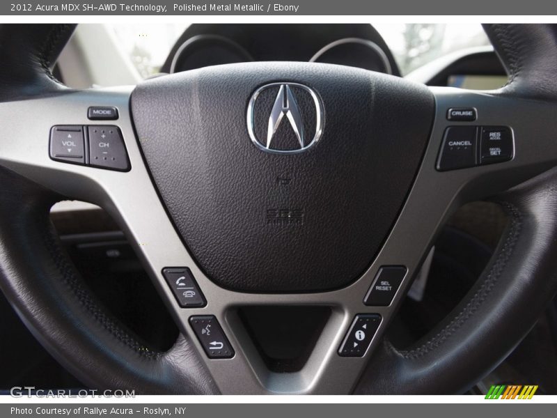 Polished Metal Metallic / Ebony 2012 Acura MDX SH-AWD Technology