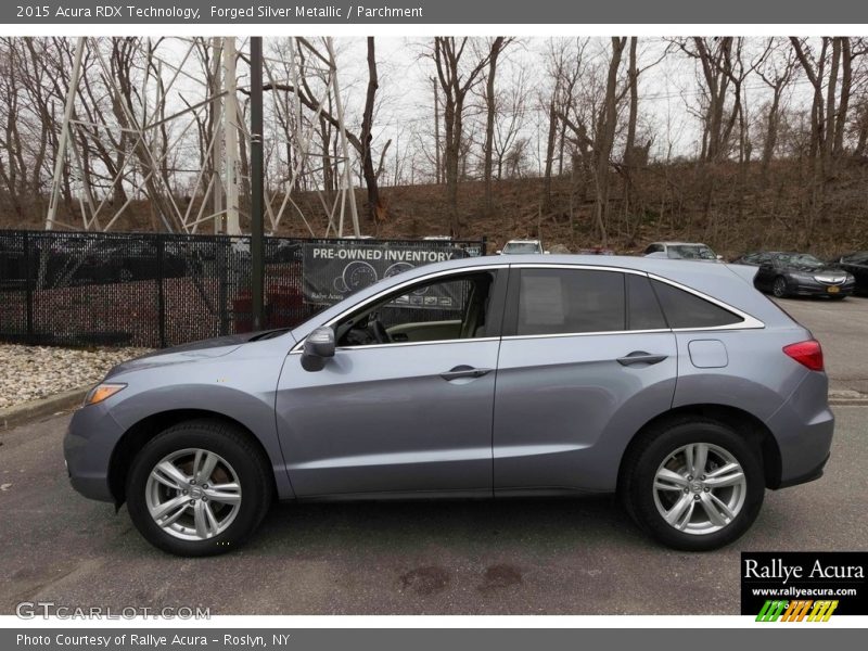Forged Silver Metallic / Parchment 2015 Acura RDX Technology
