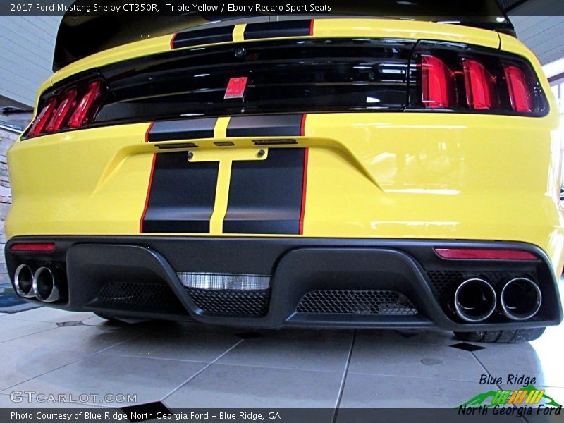 Triple Yellow / Ebony Recaro Sport Seats 2017 Ford Mustang Shelby GT350R