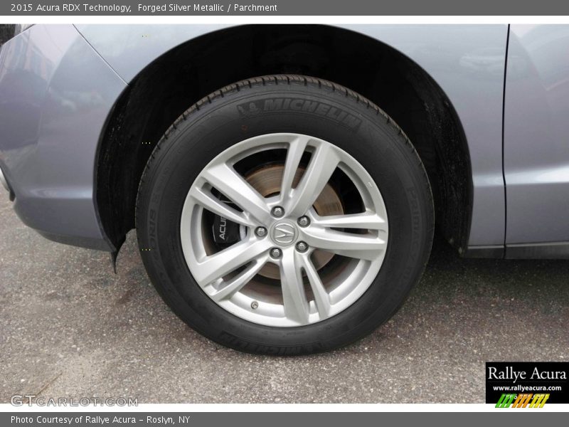 Forged Silver Metallic / Parchment 2015 Acura RDX Technology
