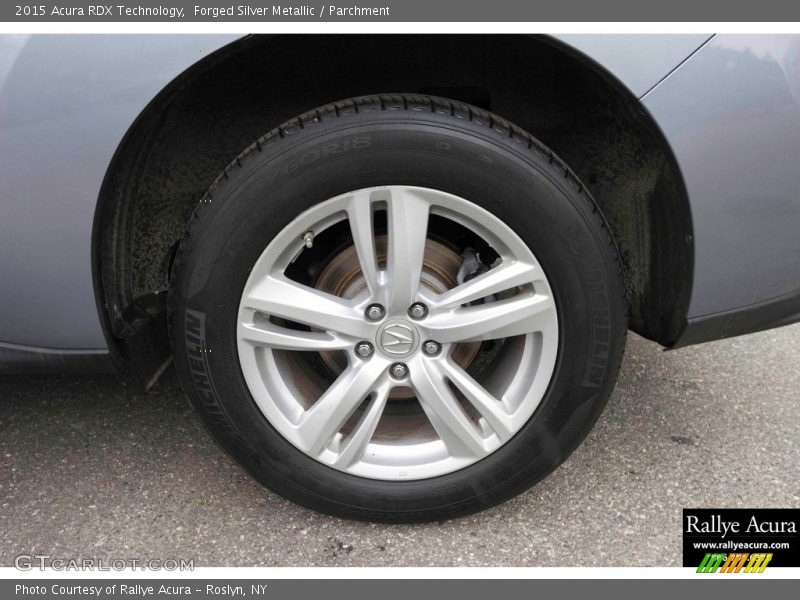 Forged Silver Metallic / Parchment 2015 Acura RDX Technology