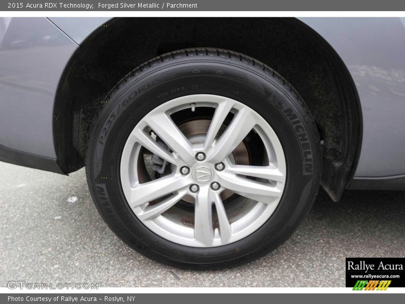 Forged Silver Metallic / Parchment 2015 Acura RDX Technology