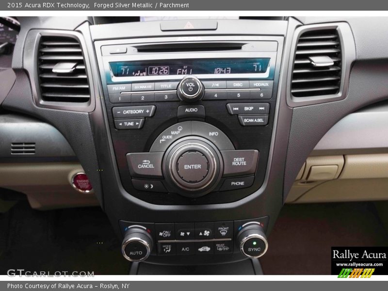 Forged Silver Metallic / Parchment 2015 Acura RDX Technology